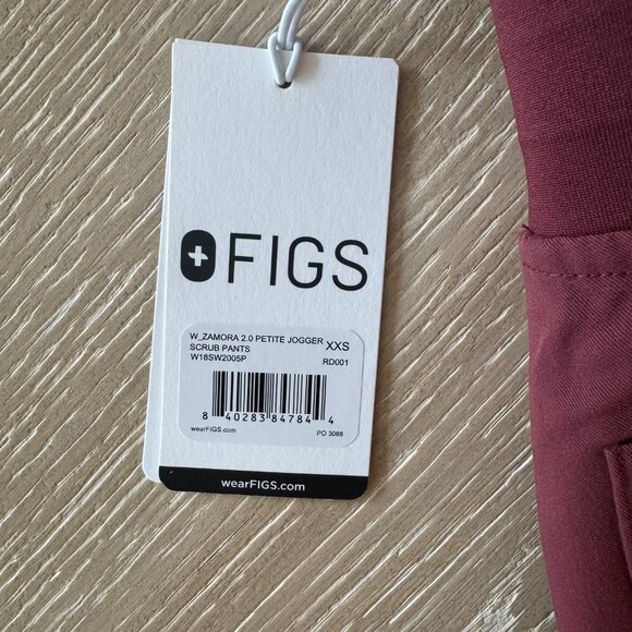 New! Figs Zamora 2.0 Petite Jogger Size XXS in Mauve Pink - Picture 3 of 12